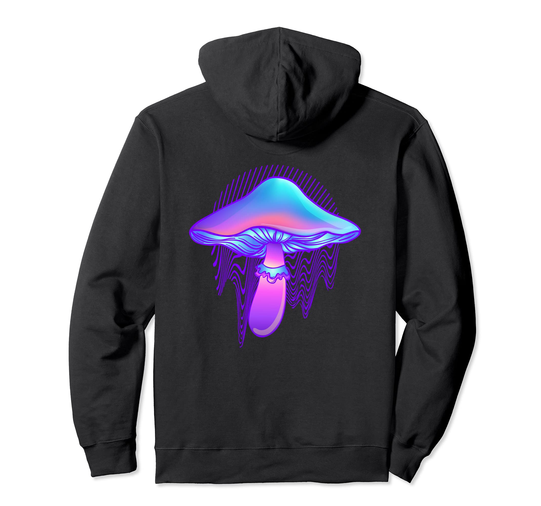 Fungi Vaporwave Aesthetic Mushroom Hoodie - Minimalist Print Men Women - T-Shirt, Sweatshirt, Hoodie