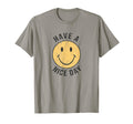 70S Have Nice Day Happy Face T-Shirt - Minimalist Print for Adults - T-Shirt, Sweatshirt, Hoodie