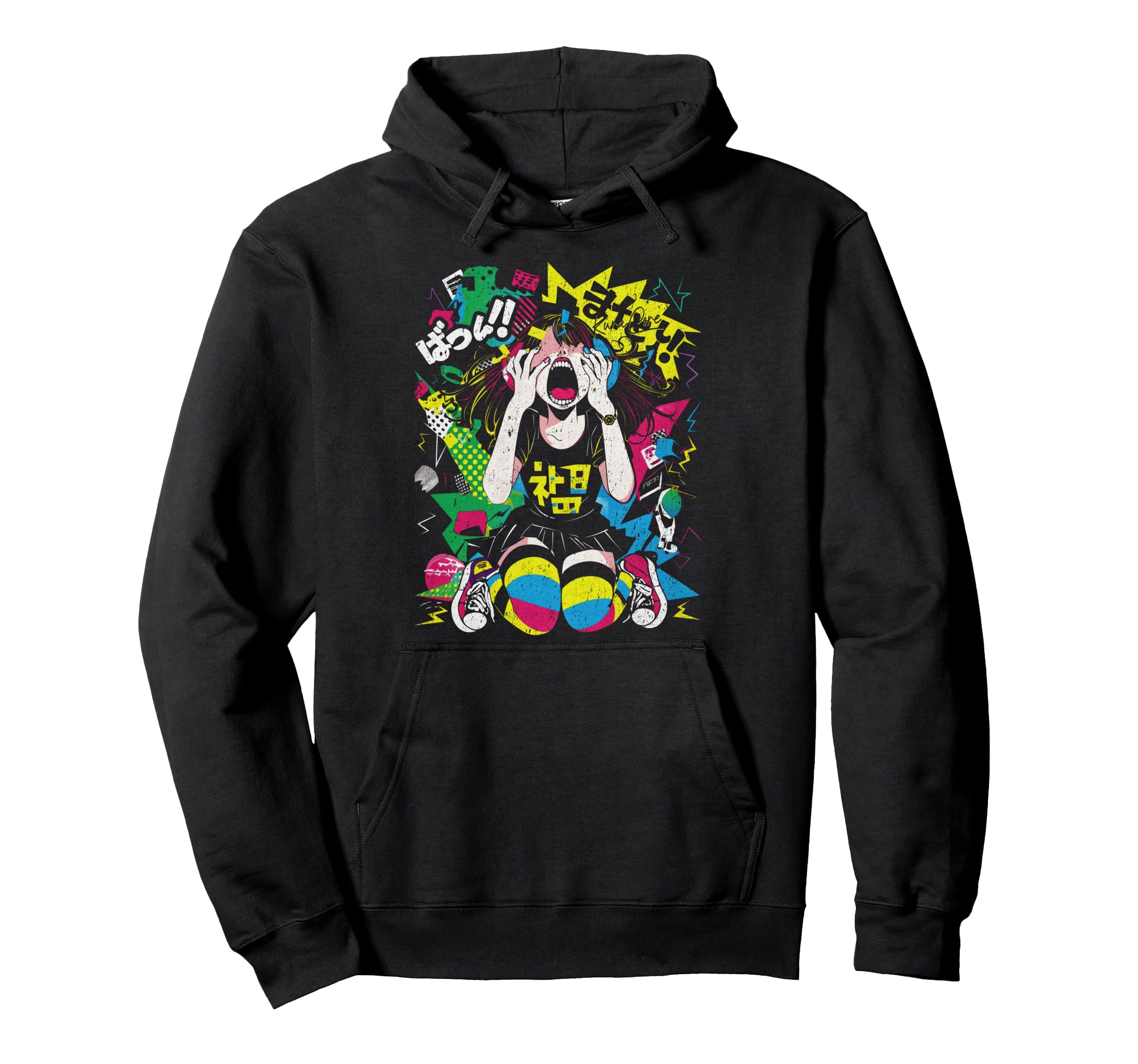 Japanese Streetwear Cyberpunk Y2K Hoodie - Streetwear Style Men Women - T-Shirt, Sweatshirt, Hoodie