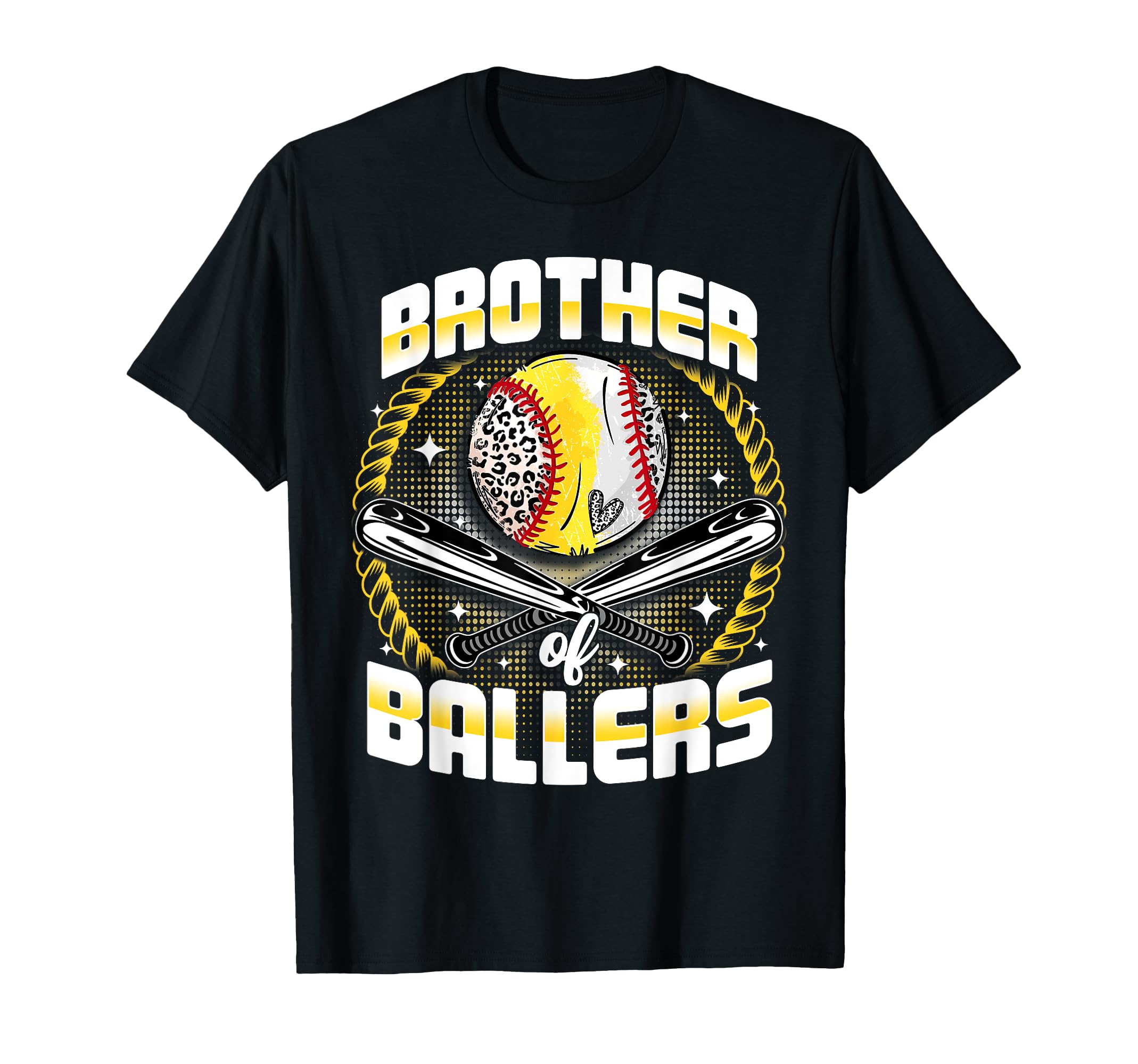 Baseball Softball Brother Ballers T-Shirt - Minimalist Print Unisex - T-Shirt, Sweatshirt, Hoodie