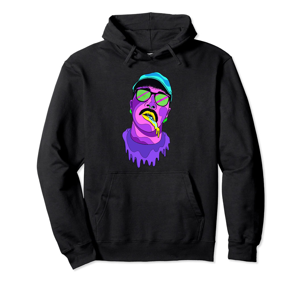 80S Colorful Chicano Mexicano Vaporwave Hoodie - Trendy Graphic Men Women - T-Shirt, Sweatshirt, Hoodie
