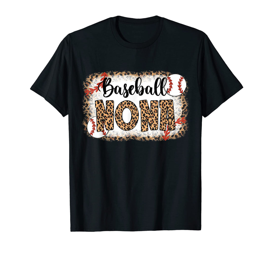 Baseball Nona Leopard Baseball Mothers T-Shirt - Graphic Print for Adults - T-Shirt, Sweatshirt, Hoodie