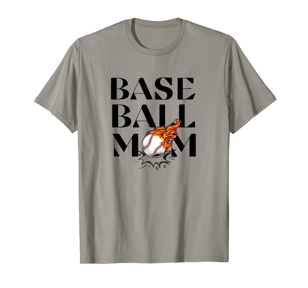 Baseball Mom Game Day Womens Game Day T-Shirt - Minimalist Print for Adults - T-Shirt, Sweatshirt, Hoodie