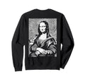 Mona Lisa Art Y2K Back Streetwear Sweatshirt - Aesthetic Graphic Men Women - T-Shirt, Sweatshirt, Hoodie