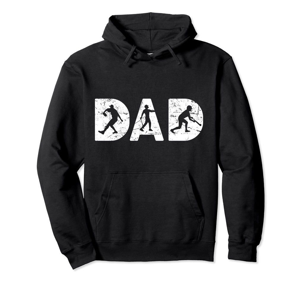 Dad Proud Baseball Dad Baseball Player Dad Hoodie - Minimalist Print Unisex - T-Shirt, Sweatshirt, Hoodie