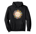 Sun 70S Rainbow Art Boho Boho Sun Hoodie - Aesthetic Graphic Unisex - T-Shirt, Sweatshirt, Hoodie