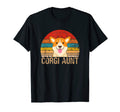 Corgi Aunt Sunset Corgi Lovers T-Shirt - Trendy Graphic Unisex - T-Shirt, Sweatshirt, Hoodie