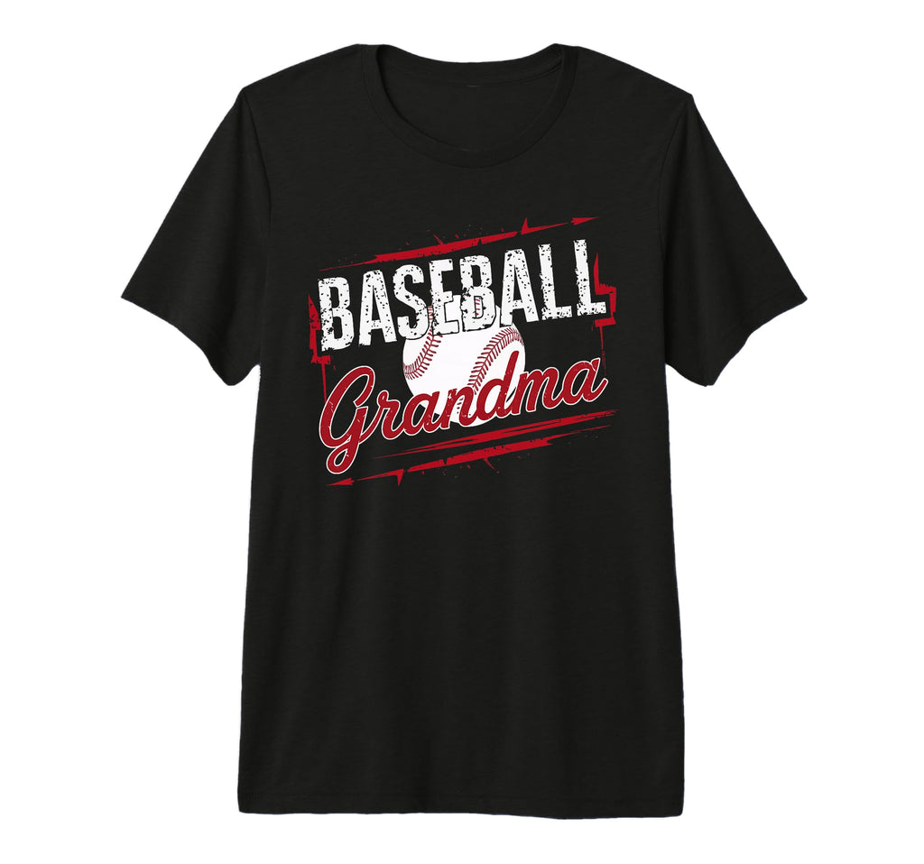 Baseball Grandma Grandmother Granny T-Shirt - Trendy Graphic Unisex - T-Shirt, Sweatshirt, Hoodie