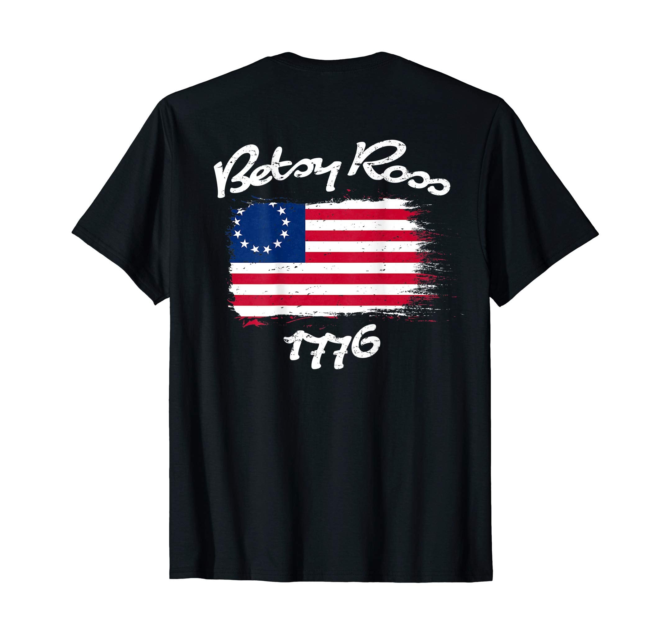 America Betsy Ross Flag 1776 T-Shirt - Minimalist Print for Adults - T-Shirt, Sweatshirt, Hoodie