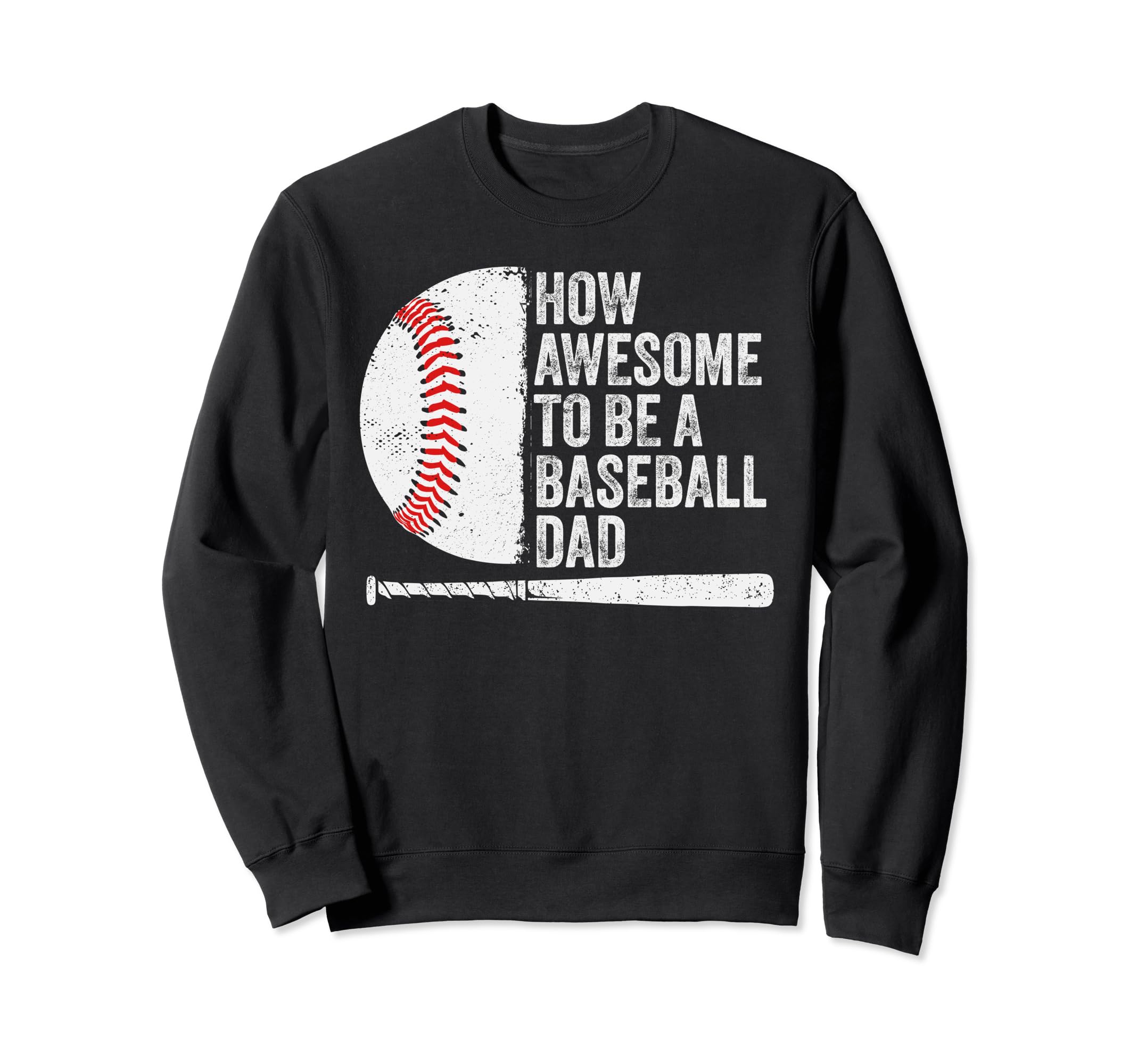 Dad Baseball Proud Baseball Dad Sweatshirt - Unique Graphic Men Women - T-Shirt, Sweatshirt, Hoodie