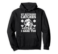 Boyfriend Catches Baseball Girlfriend Hoodie - Trendy Graphic Unisex - T-Shirt, Sweatshirt, Hoodie