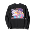 Glow Anime Groovy Vaporwave Aesthetic Sweatshirt - Streetwear Style Unisex - T-Shirt, Sweatshirt, Hoodie
