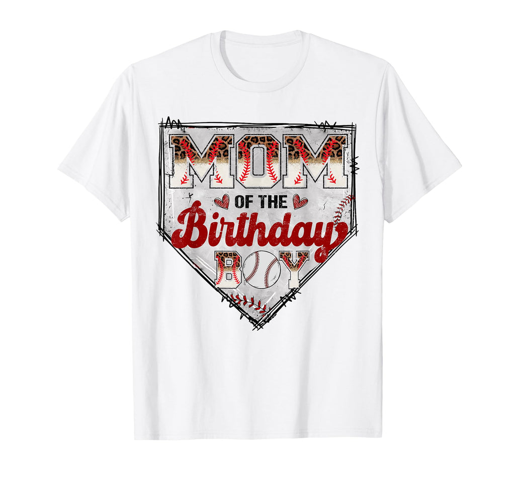 Mom Birthday Baseball Player Bday T-Shirt - Casual Everyday Wear Men Women - T-Shirt, Sweatshirt, Hoodie