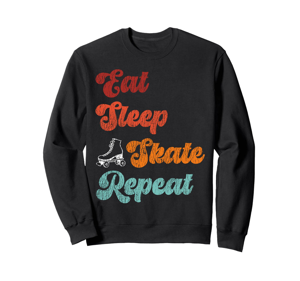 Roller Skating Skate 1970S Eat Sweatshirt - Minimalist Print for Adults - T-Shirt, Sweatshirt, Hoodie