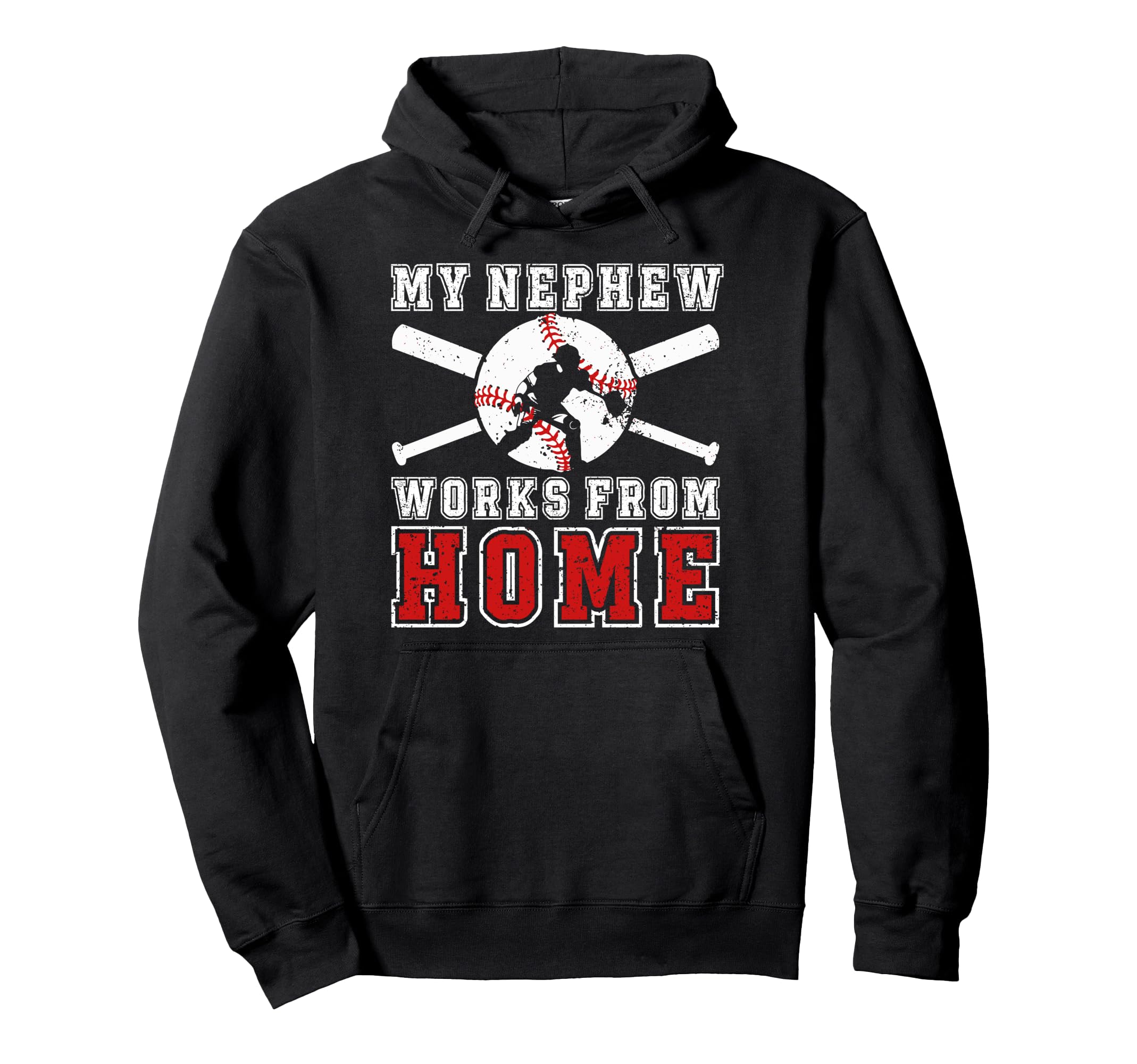 Baseball Catcher Uncle Funny Uncle Hoodie - Trendy Graphic for Adults - T-Shirt, Sweatshirt, Hoodie