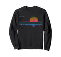 Outrun Synthwave Vaporwave Sunset Sweatshirt - Custom Art Print Men Women - T-Shirt, Sweatshirt, Hoodie