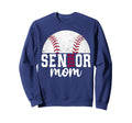 Class 2025 Baseball Mom Senior Sweatshirt - Trendy Graphic for Adults - T-Shirt, Sweatshirt, Hoodie