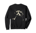 Cat Smoking Pipe Sunglasses Grunge Sweatshirt - Trendy Graphic Men Women - T-Shirt, Sweatshirt, Hoodie