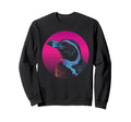 Penguin Vaporwave Aesthetic Synthwave Sweatshirt - Graphic Print Unisex - T-Shirt, Sweatshirt, Hoodie
