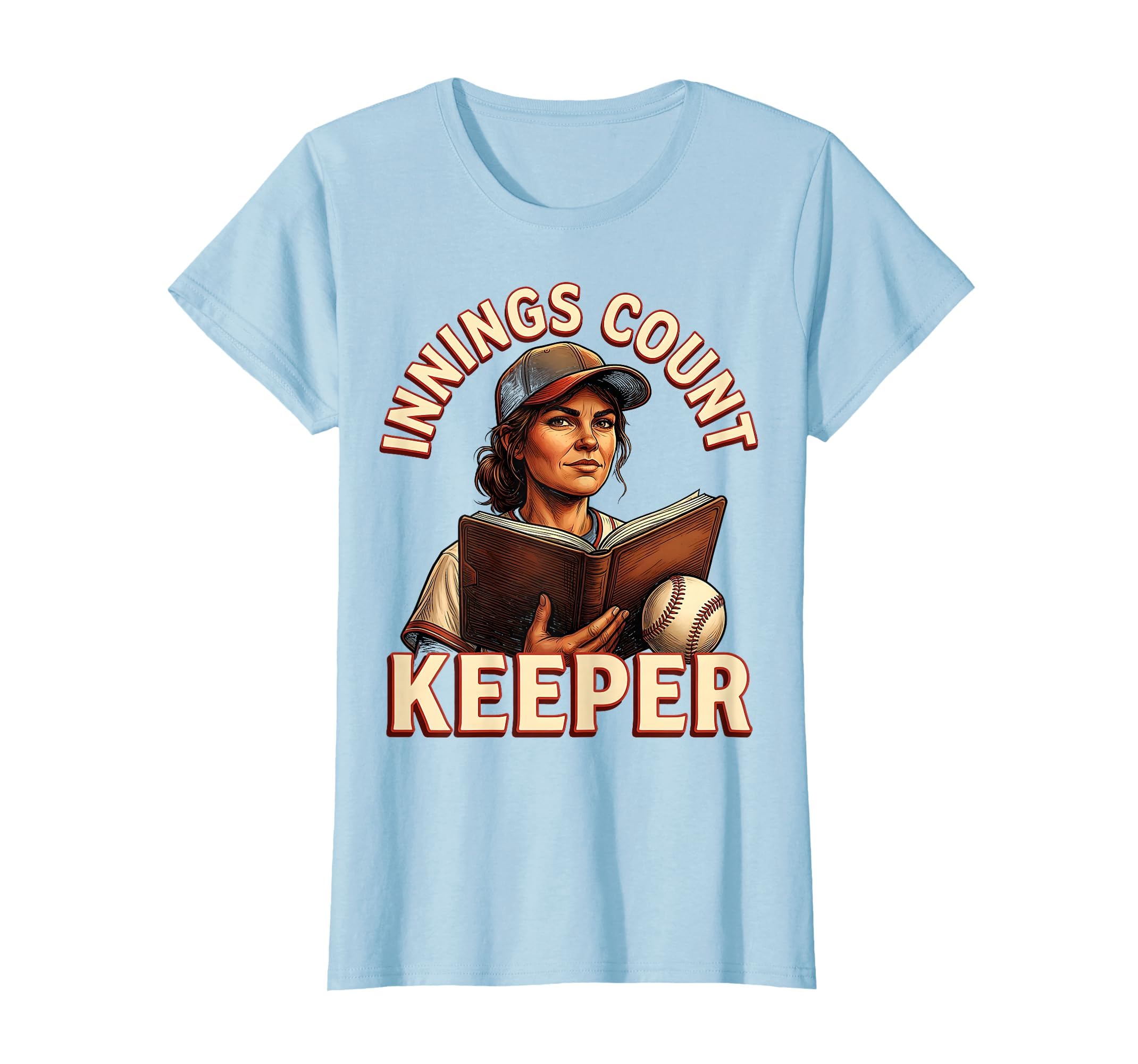 Baseball Mom Innings Count Keeper T-Shirt - Minimalist Print for Adults - T-Shirt, Sweatshirt, Hoodie