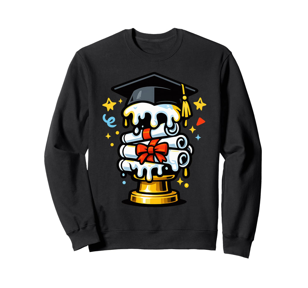 Ice Cream Drip Graduation Class Sweatshirt - Streetwear Style Unisex - T-Shirt, Sweatshirt, Hoodie