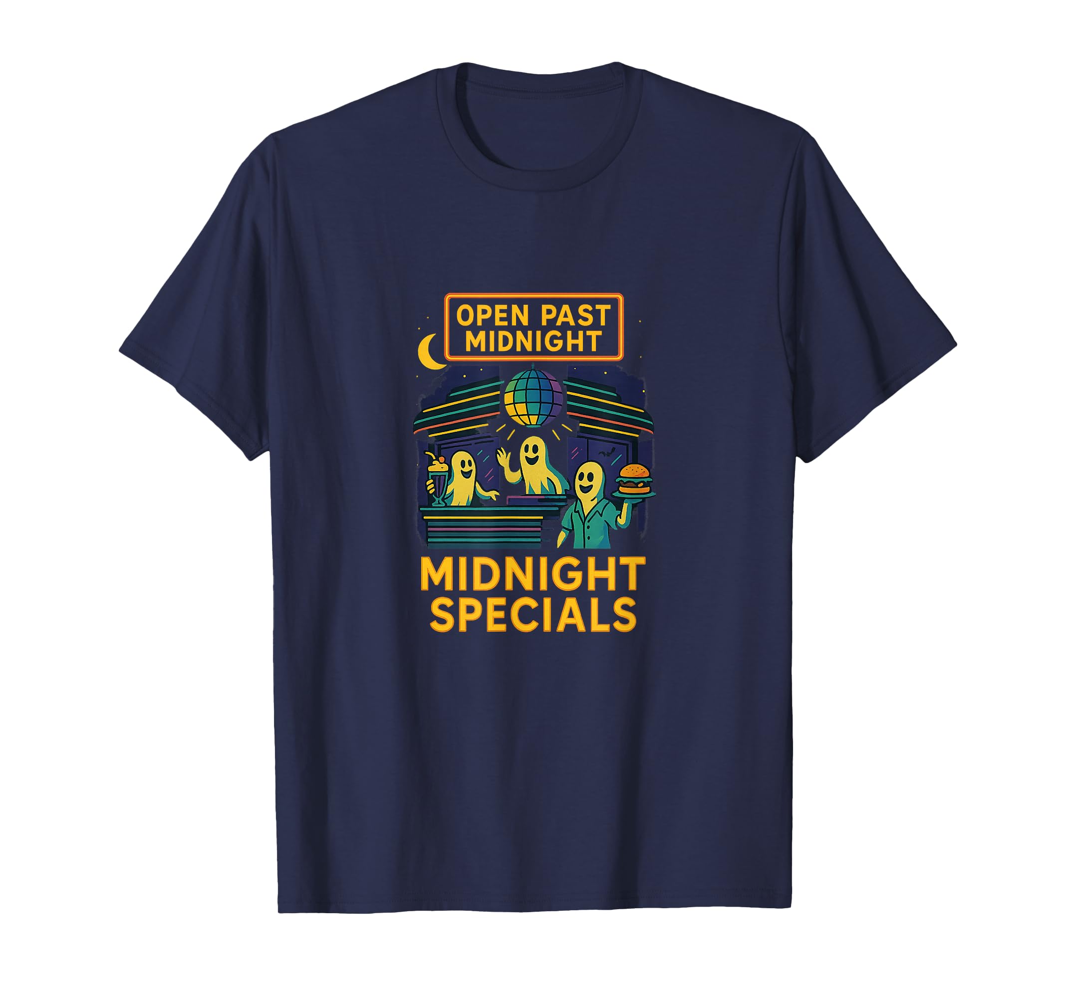 Haunted Diner Halloween T-Shirt - Casual Everyday Wear for Adults - T-Shirt, Sweatshirt, Hoodie