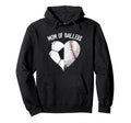 Mom Ballers Soccer Baseball Mama Heart Hoodie - Minimalist Print Men Women - T-Shirt, Sweatshirt, Hoodie