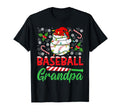 Baseball Grandpa Santa Hat Lights T-Shirt - Aesthetic Graphic for Adults - T-Shirt, Sweatshirt, Hoodie