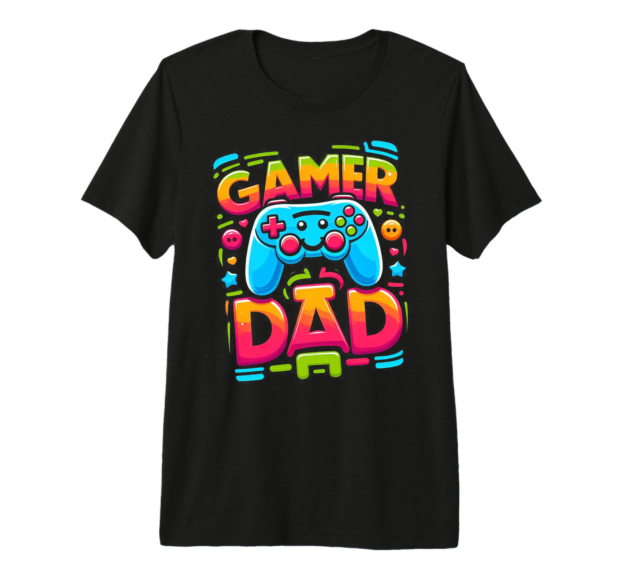 Gamer Dad Game Controller Gaming T-Shirt - Streetwear Style Men Women - T-Shirt, Sweatshirt, Hoodie