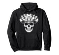 Skull Cat Skeleton Kitty Kitten Hoodie - Aesthetic Graphic Men Women - T-Shirt, Sweatshirt, Hoodie