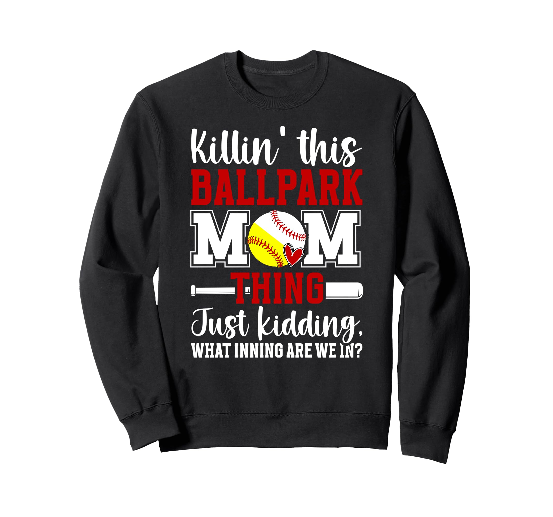 This Ballpark Mom Thing Baseball Sweatshirt - Streetwear Style Unisex - T-Shirt, Sweatshirt, Hoodie