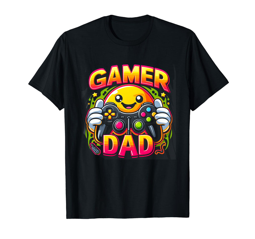 Gamer Dad Game Controller Gaming Video T-Shirt - Unique Graphic for Adults - T-Shirt, Sweatshirt, Hoodie