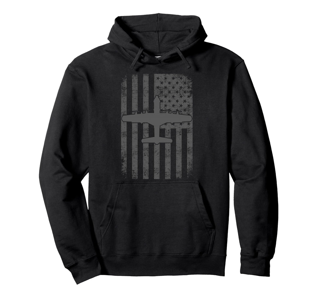 C 130 Airplane Distressed Aircraft Pilot Hoodie - Graphic Print Men Women - T-Shirt, Sweatshirt, Hoodie