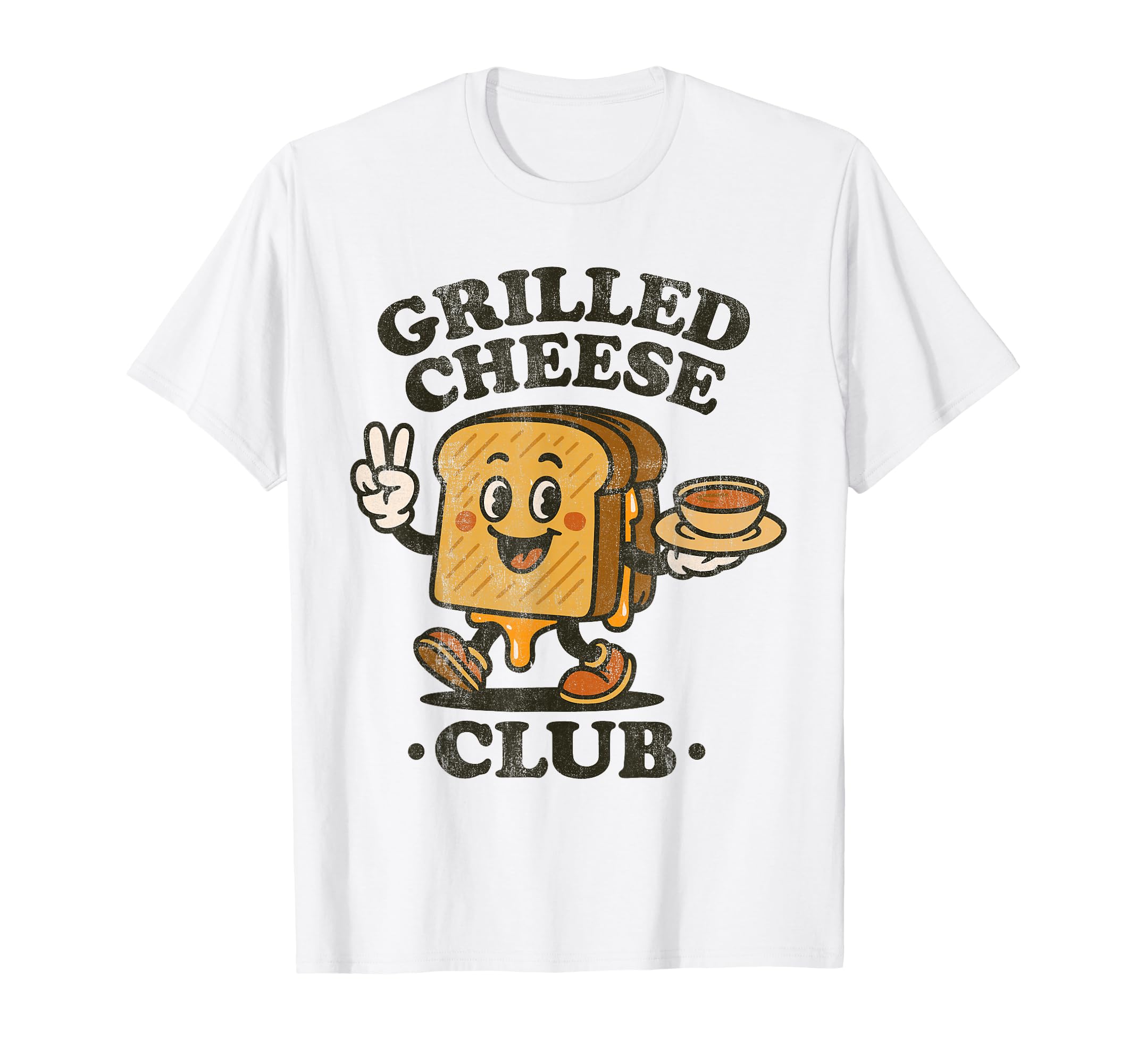 Grilled Cheese Club Melty T-Shirt - Casual Everyday Wear Men Women - T-Shirt, Sweatshirt, Hoodie