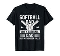 Fathers Day Softball Dad Like T-Shirt - Streetwear Style Men Women - T-Shirt, Sweatshirt, Hoodie