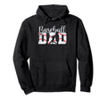 Baseball Dad Happy Fathers Day Baseball Hoodie - Trendy Graphic Men Women - T-Shirt, Sweatshirt, Hoodie