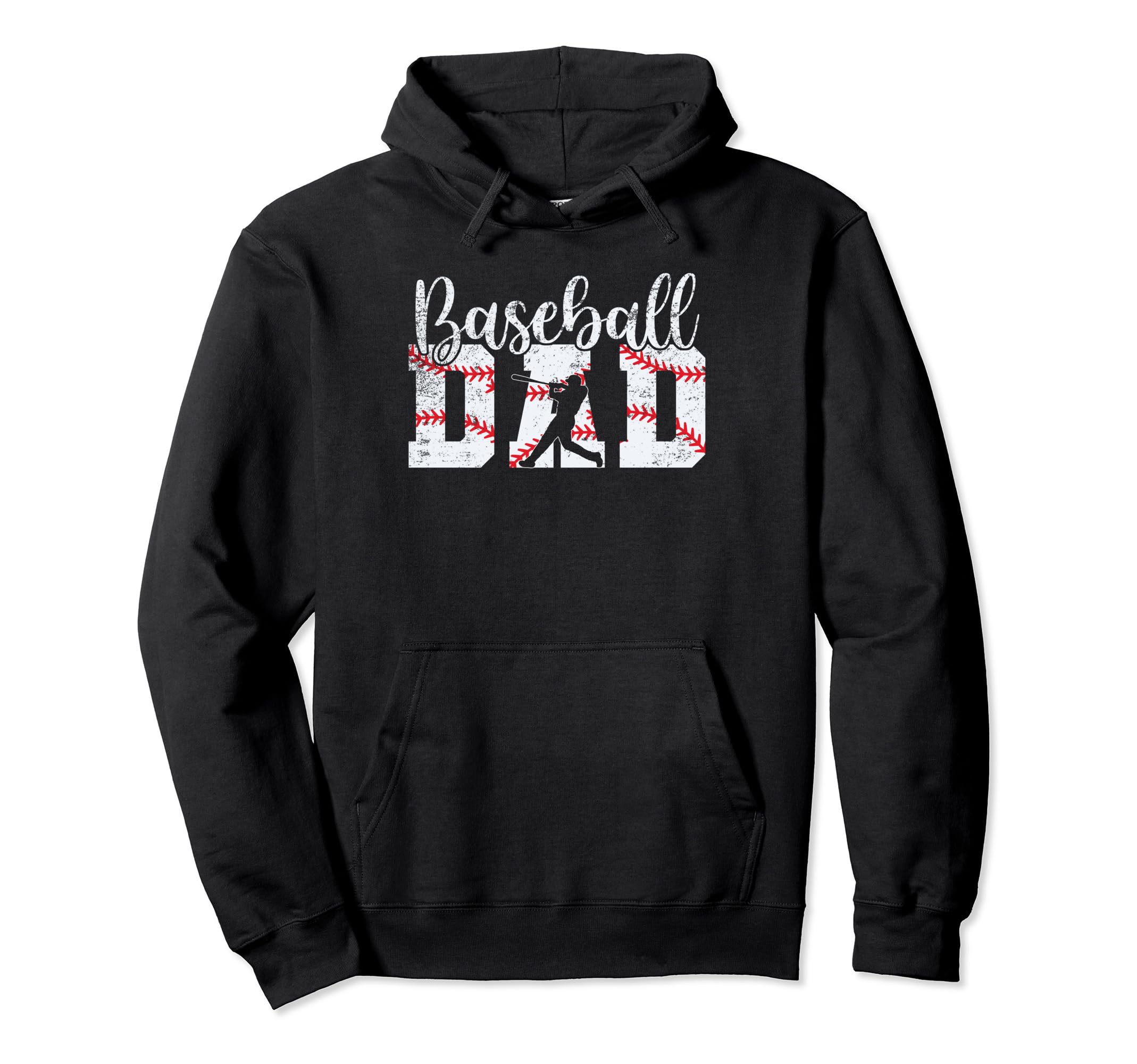 Baseball Dad Happy Fathers Day Baseball Hoodie - Trendy Graphic Men Women - T-Shirt, Sweatshirt, Hoodie