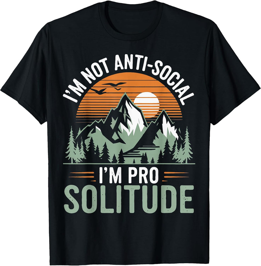 Solitude Introvert Introverted Anti-social - Adult & Kids T-Shirts, Sweatshirts & Hoodies apparel design preview 1