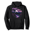 Japanese Vaporwave Art Cherry Blossom Hoodie - Trendy Graphic Men Women - T-Shirt, Sweatshirt, Hoodie