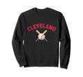 Cleveland Baseball Distressed Art T-Shirt - Minimalist Print Unisex - T-Shirt, Sweatshirt, Hoodie