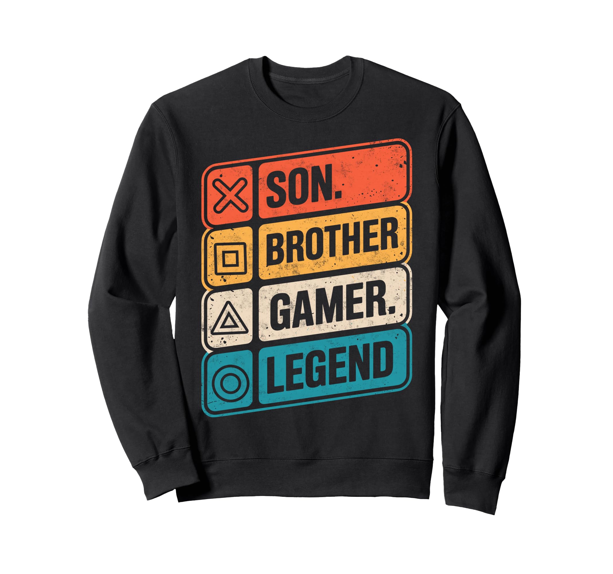 Son Brother Gamer Legend Video Sweatshirt - Custom Art Print Men Women - T-Shirt, Sweatshirt, Hoodie
