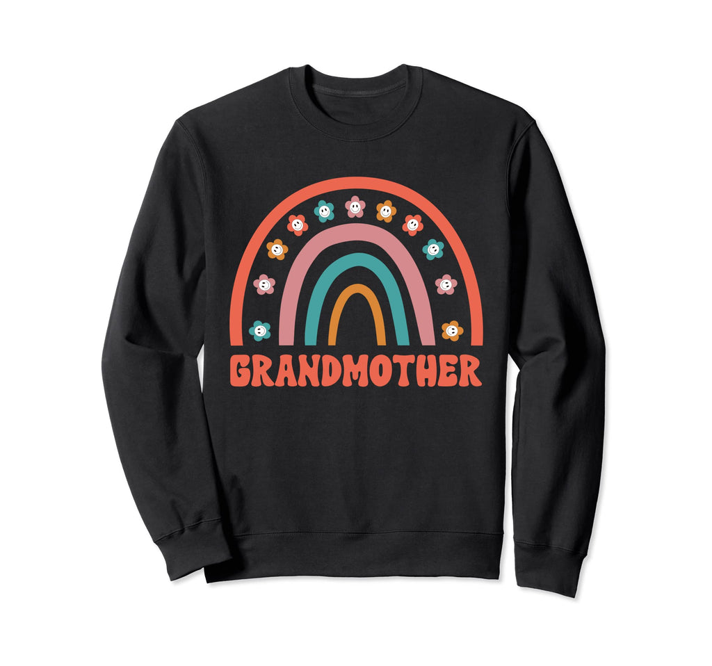 Grandmother Groovy Grandma Sweatshirt - Fun Novelty Design Men Women - T-Shirt, Sweatshirt, Hoodie