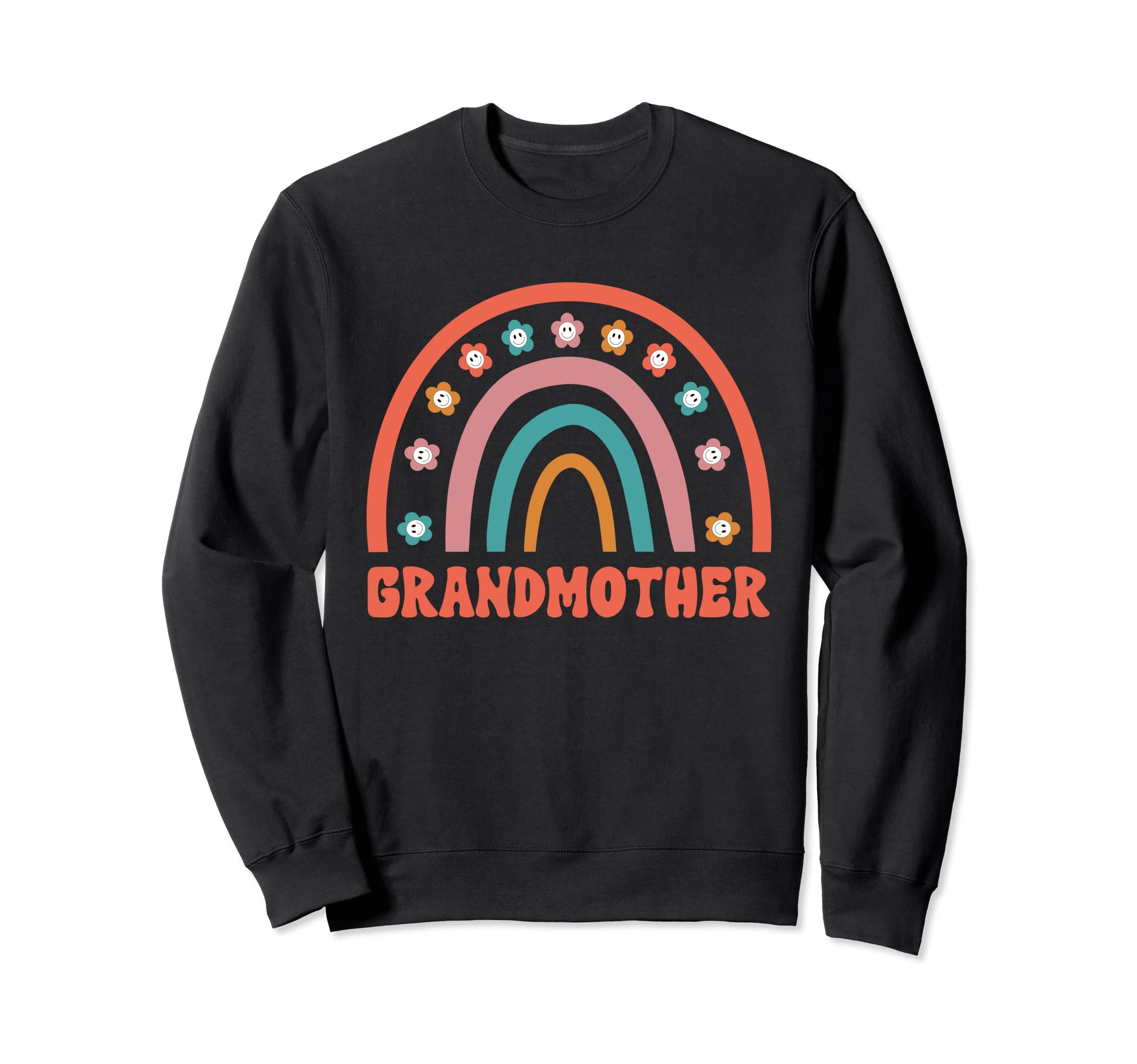 Grandmother Groovy Grandma Sweatshirt - Fun Novelty Design Men Women - T-Shirt, Sweatshirt, Hoodie