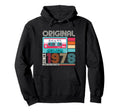 Best 1978 45Th Birthday Gifts Cassette Hoodie - Minimalist Print for Adults - T-Shirt, Sweatshirt, Hoodie