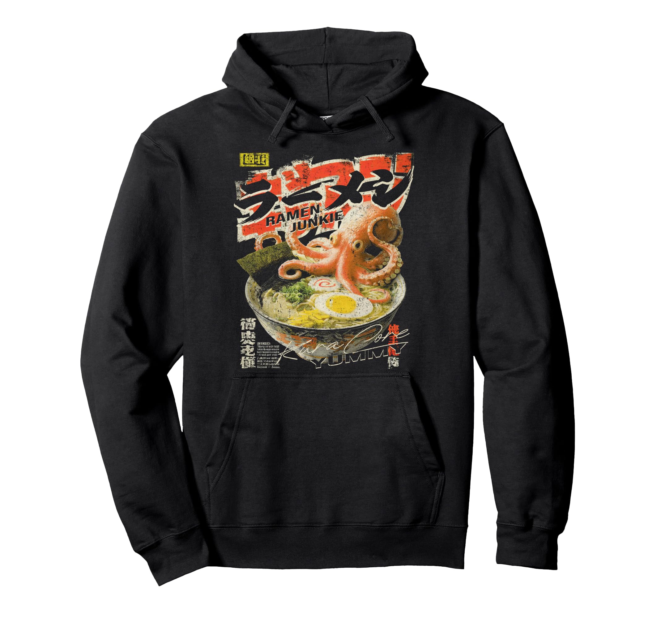 Ramen Japanese Streetwear Cyberpunk Hoodie - Minimalist Print Men Women - T-Shirt, Sweatshirt, Hoodie