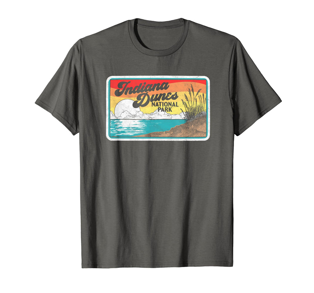 Indiana Dunes National Park 80S T-Shirt - Trendy Graphic for Adults - T-Shirt, Sweatshirt, Hoodie
