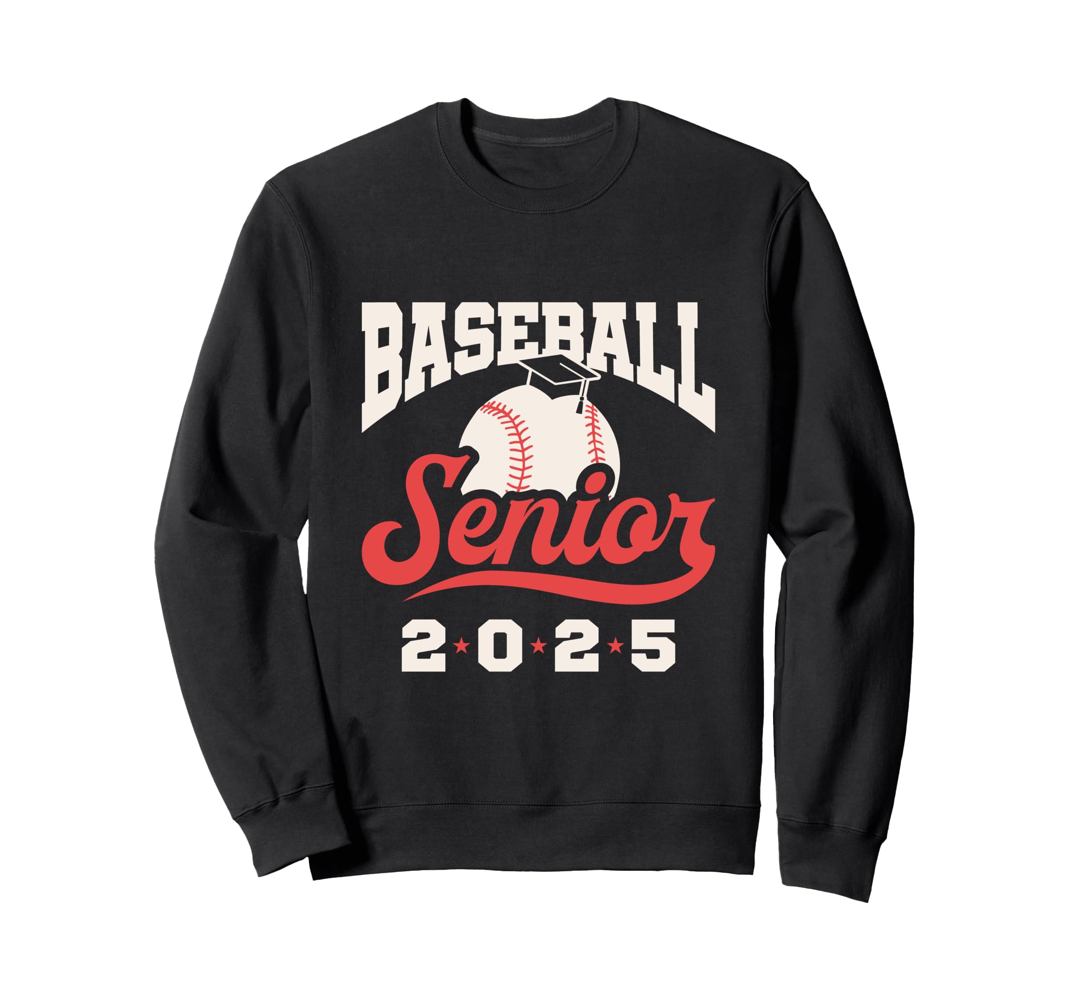 Class 2025 Baseball Senior Sweatshirt - Casual Everyday Wear Unisex - T-Shirt, Sweatshirt, Hoodie