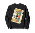 Schnauzer Peeking Cassette Tape Sweatshirt - Streetwear Style for Adults - T-Shirt, Sweatshirt, Hoodie