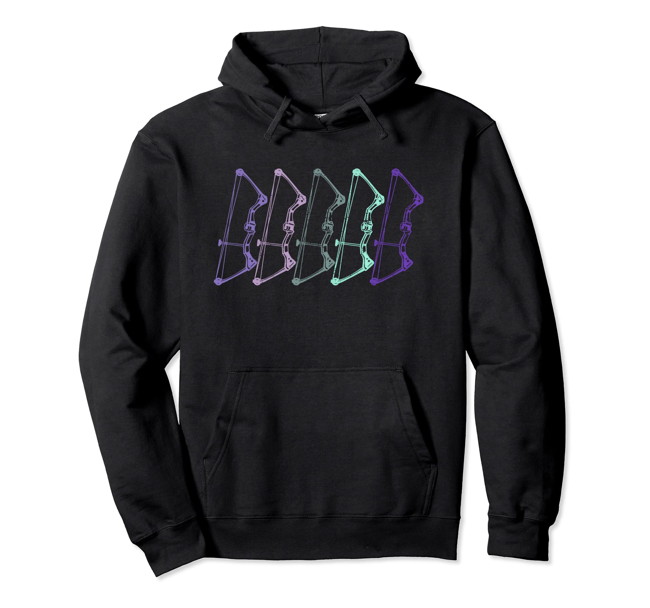 Hunting Archery Bows Colors Hoodie - Fun Novelty Design for Adults - T-Shirt, Sweatshirt, Hoodie