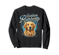 Golden Retriever 90S Dog Lover 80S Sweatshirt - Graphic Print for Adults - T-Shirt, Sweatshirt, Hoodie